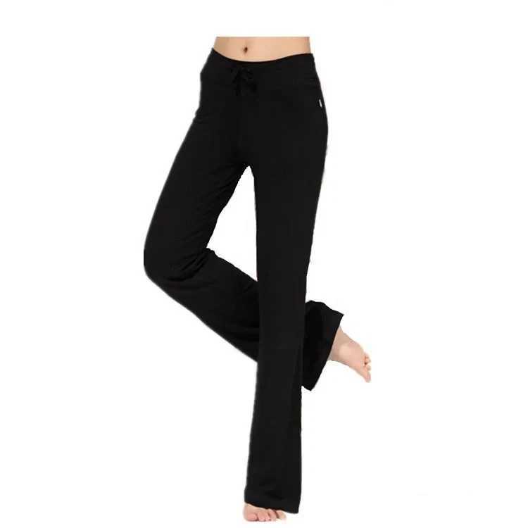 2025 New Womens Hip lifting flared pants high waisted yoga fitness pants sports micro flared yoga pants wide leg pants S3XL J251030