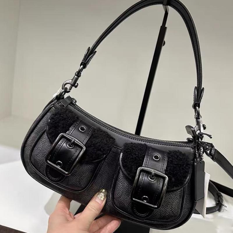 designer bag cowboy womens handbag vintage underarms clutch ashton retro stick motorcycle mahjong purse large capacity shoulder pochette 10a real leather bags hot