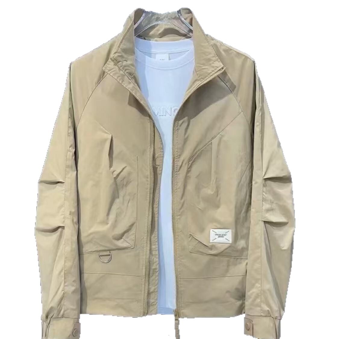 Spring And Autumn Men's New Fashion Urban Jacket Stand Collar Stylish Youth Jacket Versatile Fashion Designer Coat Trend Casual Top