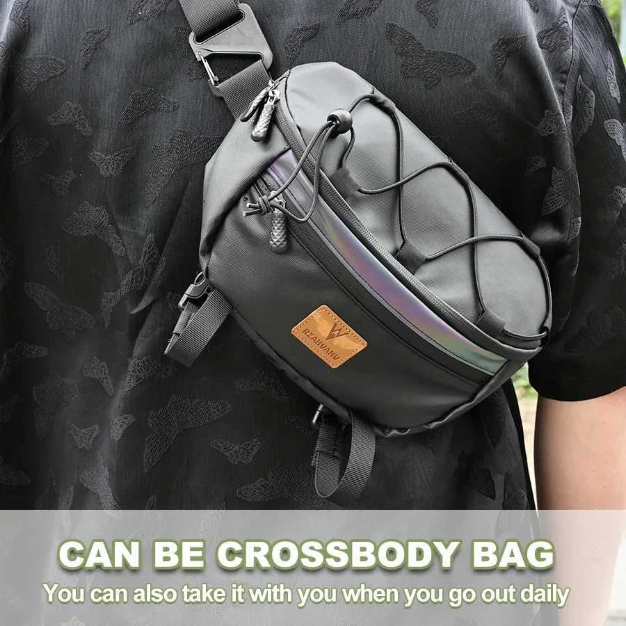 Road Bicycle Handlebar Bag Portable Waterproof Sporty MultiPurpose Mountain Bike Rack Tube Bag Stretchy Crossbody Bag H251029