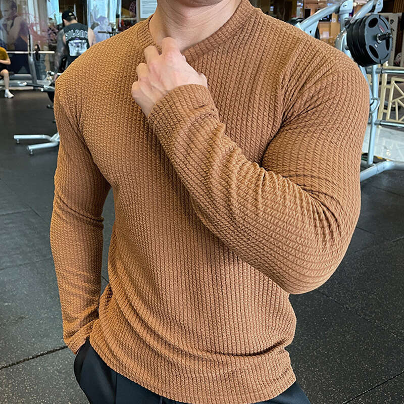 2022 Sweater Men Autumn Winter New Fashion Knitted Long Sleeve Top Knitwear Men's Clothing