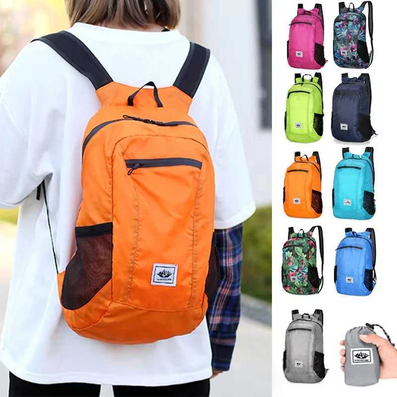 20L Portable Foldable Backpack Folding Mountaineering Bag Ultralight Outdoor Climbing Cycling Travel Knapsack Hiking Daypack H251029