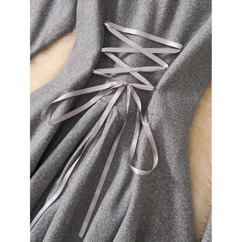 Women S Medieval Inspired Y K Winter Coat Dress Set With Faux Fur Collar Waist Cinching Belt Length Gown For Renaissance Fairs Themed Parties Hine