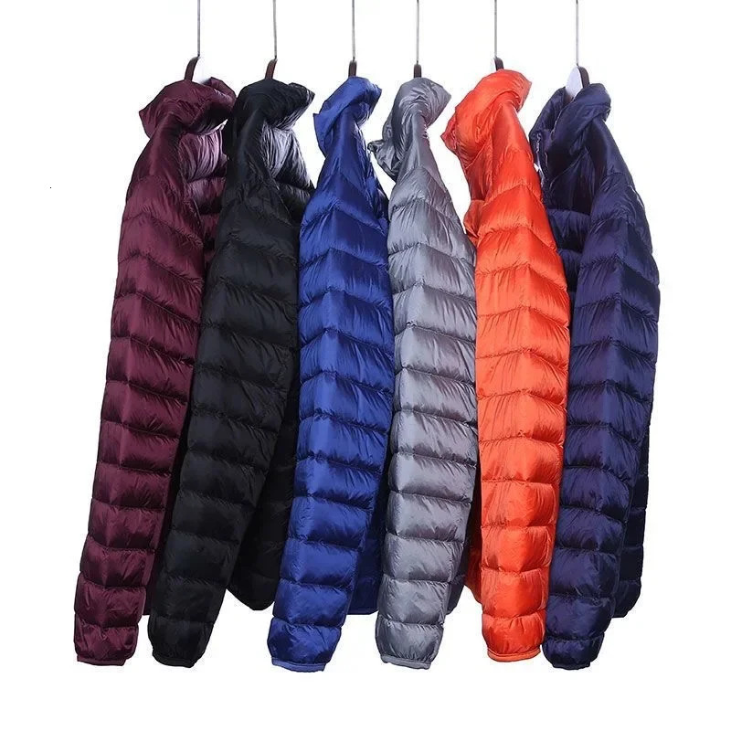 2025 Mens Ultra Lightweight Packable Down Jacket Autumn Spring Winter Water and WindResistant Breathable Coat Men Jacket 251028