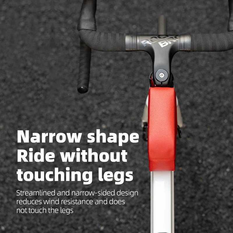 ROCKBROS Bike Top Tube Bag Magnetic Waterproof TPU Bike Frame Front Pack Mountain Bike Riding Storage Bag Cycling Accessories H251029