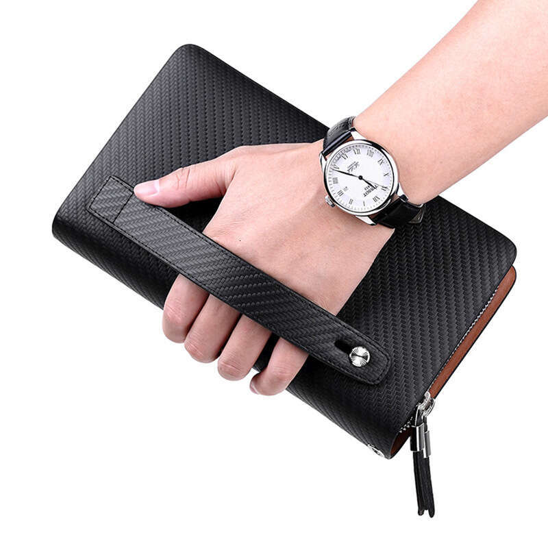 Men's High-end Clutch Bag Extra Large Capacity Handbag Business Wallet for Men