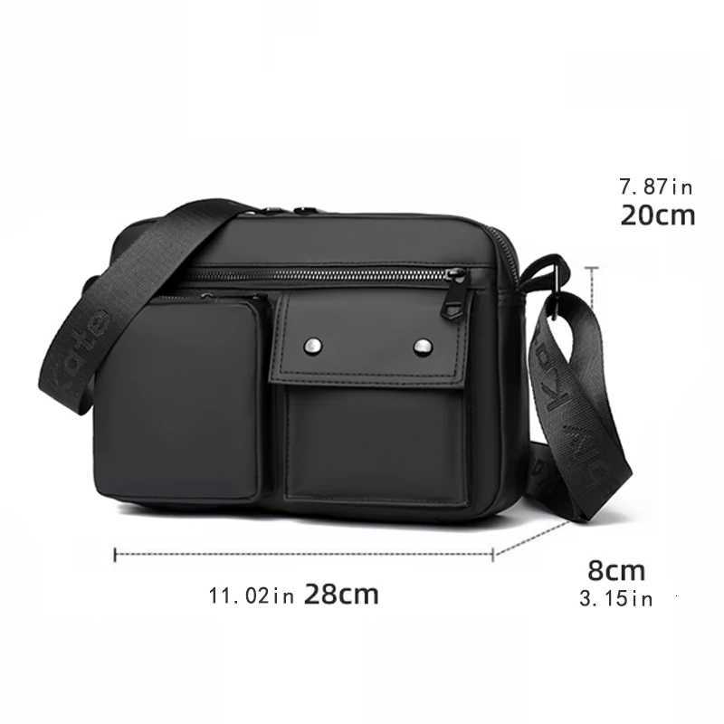 Basic style of mens shoder bag suitable for daily cmuting adjustable strap Mailman bag business leisure shoder bag Y251011