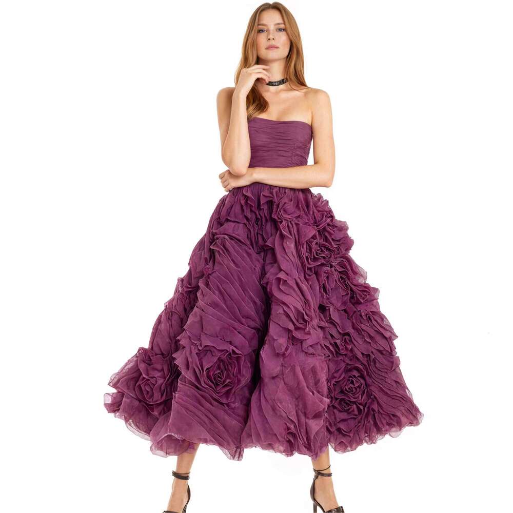 2025 New Solid Pleated Long Sleeve Two-Piece Midi Casual for Women Elegant Dress prom