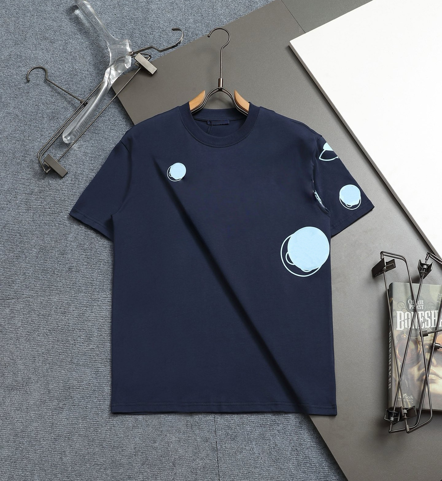 (order by picture, not the written color) Fashion Men's Women's T shirts Round Neck Short Sleeve T-shirt Fashion T shirts XS-L 33469