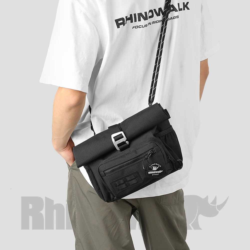 Rhinowalk Bike Handlebar Bag 4L Cycling Front Quick Release Urban Basket Storage Bag Shouler Bag For Brompton Dahon Folding Bike H251029