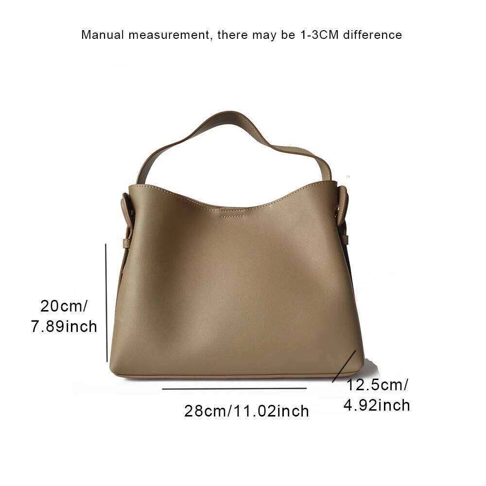 Designer bag 52 Stylish Matte Leather Tote Bag Spacious Commuter Shoulder Purse Durable Crossbody Handbag Women's shoulder bag women bags trend