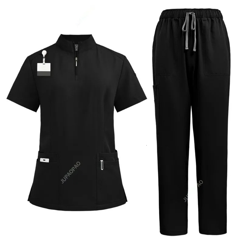 High Quality Unisex Uniforms for Vneck Nurse Scurbs Set Women Hospital Doctor Workwear Oral Dental Surgery Work Uniform 251029