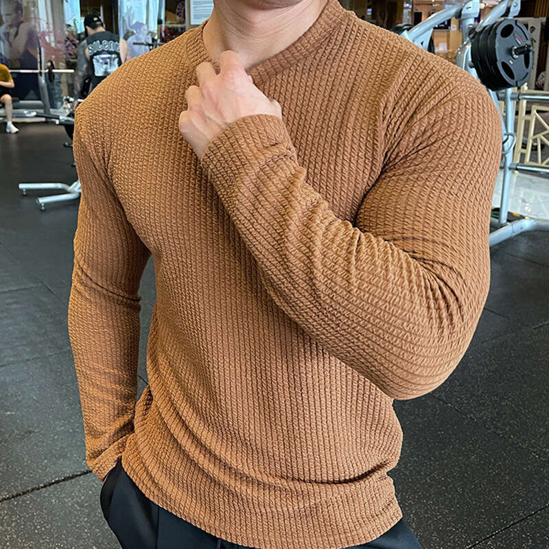 2022 Sweater Men Autumn Winter New Fashion Knitted Long Sleeve Top Knitwear Men's Clothing