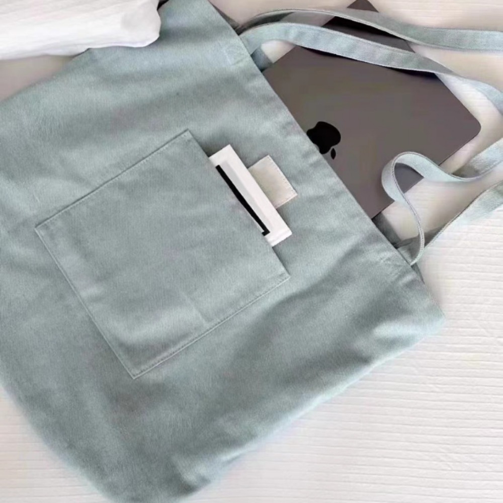 Large Soft Denim Tote for Everyday Use - Stylish & Spacious