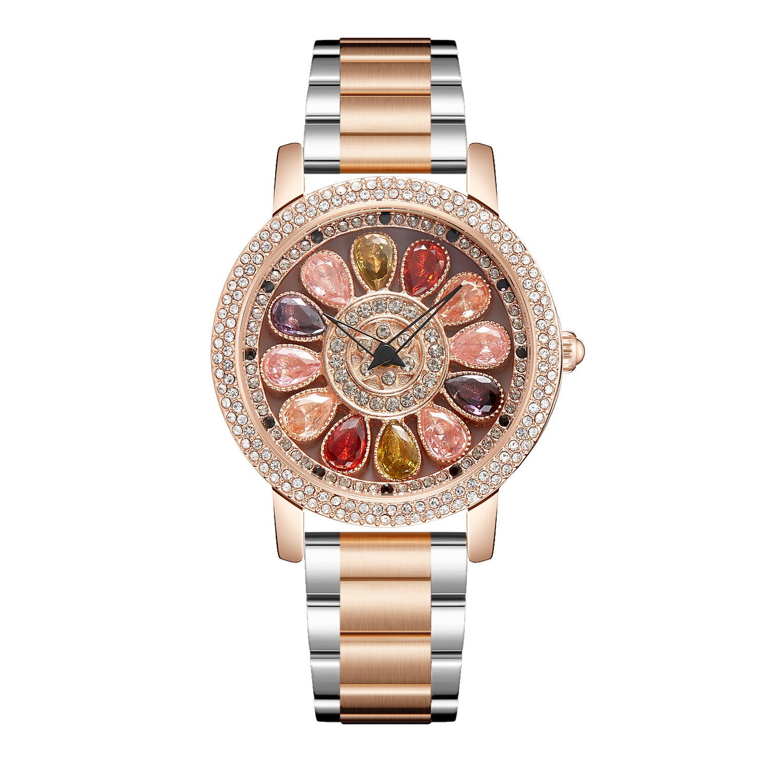 Designer Watch Women's Watch With Colorful Diamonds And Starry Sky Design, Light Luxury Fashion Live Luxury Quartz Watch