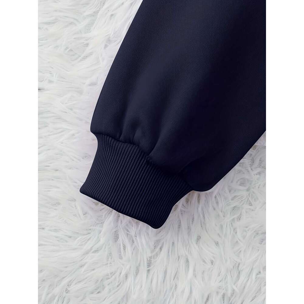 Pack Sweatshirt Letter Print Casual Long Sleeve Crew Neck Pullover For Fall Winter Women S Clothing