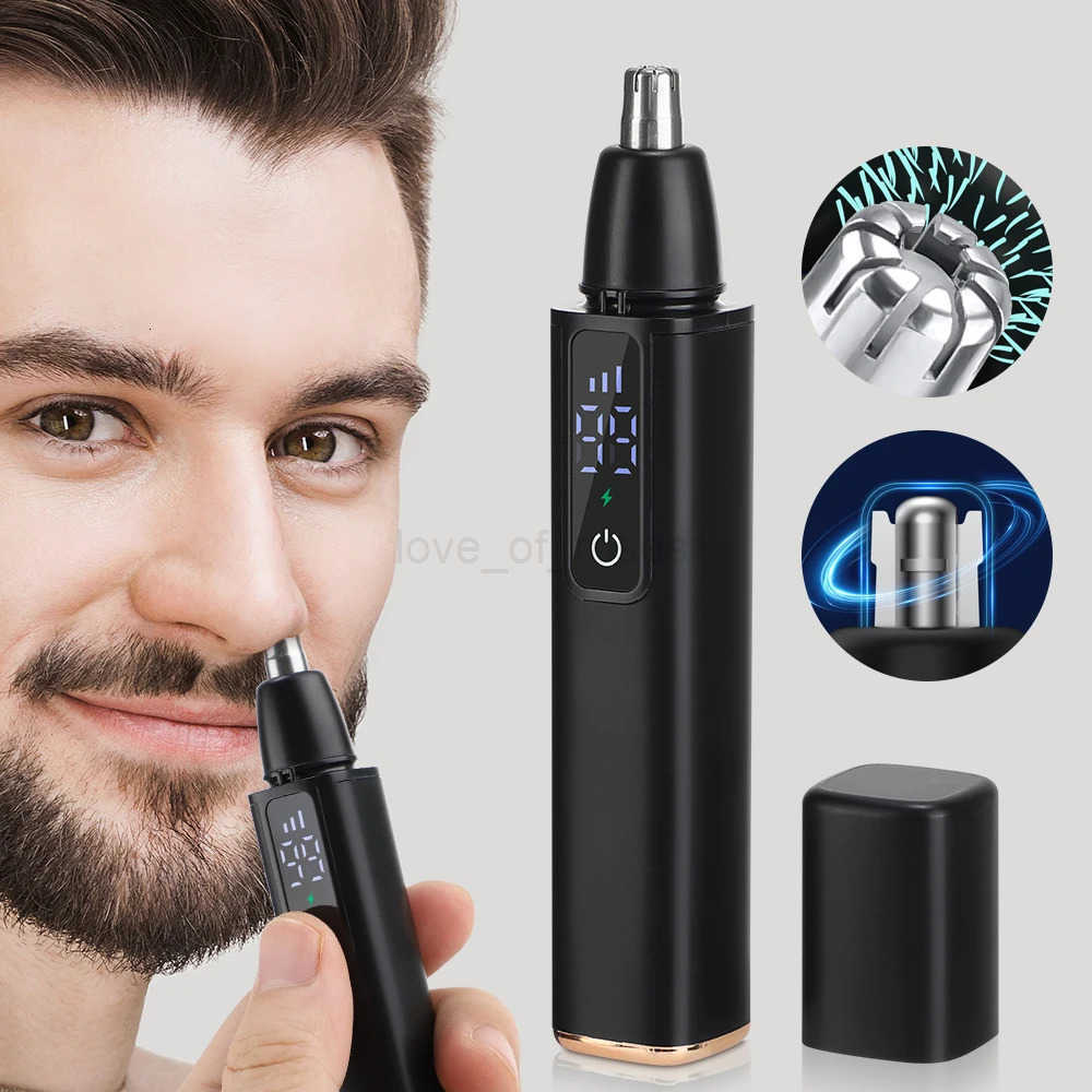 Rechargeable Nose Hair trimmer and Facial Hair remover for Men Nose Hair Shaver for nasal clearance portable grooming tool for Z251030