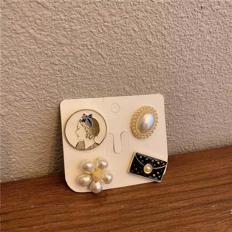 Highend Set Brooch Womens Camellia French Small Fragrance Style Brooches Coat Bow Decoration Retro Pin Accessories Jewelry Y251029