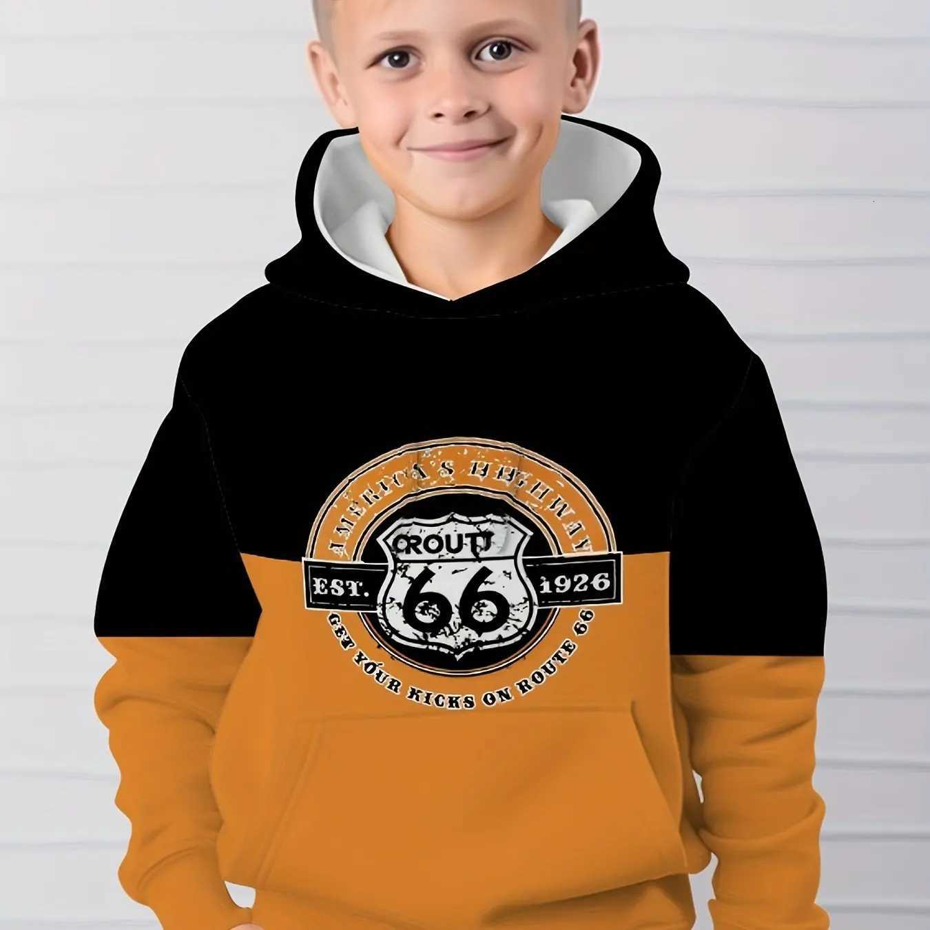 Kids Clothes Boys Hoodies Long Sleeve 3D Simple Print Children Spring Fall Clothes Casual Outdoor Pullover Boy Girl Clothes TopsT251030