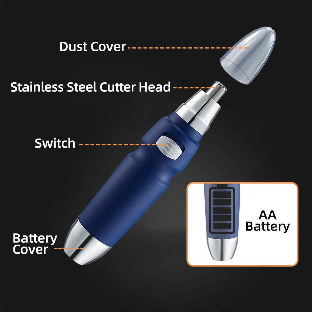 Battery powered portable painless electric shaver suitable for facial hair eyebrows and female hair Z251030