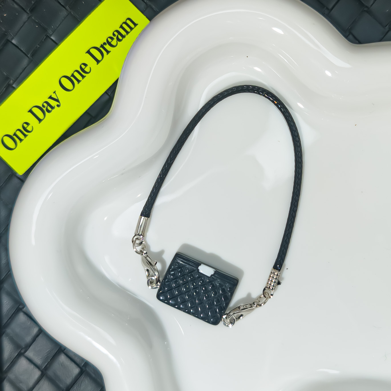 Dollhouse Mini Cartoon Model Small Camera Bowknot Neck Doll Hanging Decoration Accessory