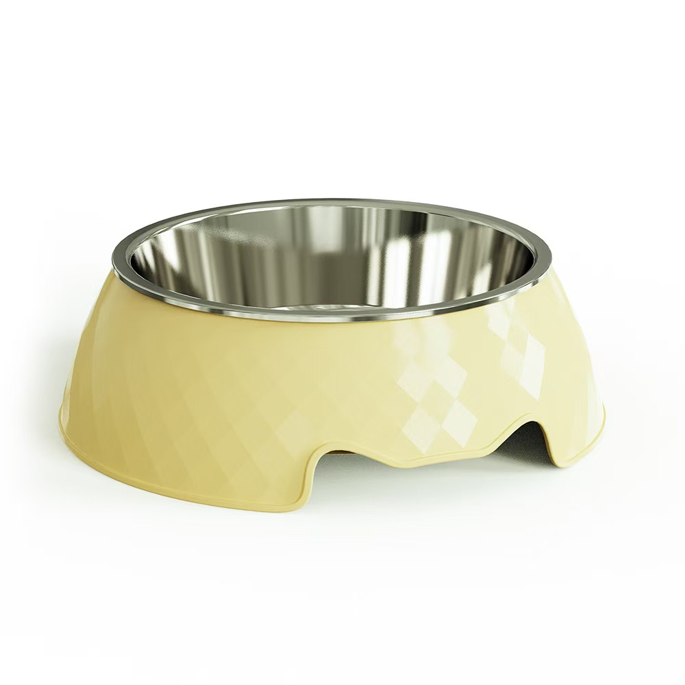H1192 Stainless steel non-slip pet food bowl, anti-tipping design, sourced directly from the manufacturer.