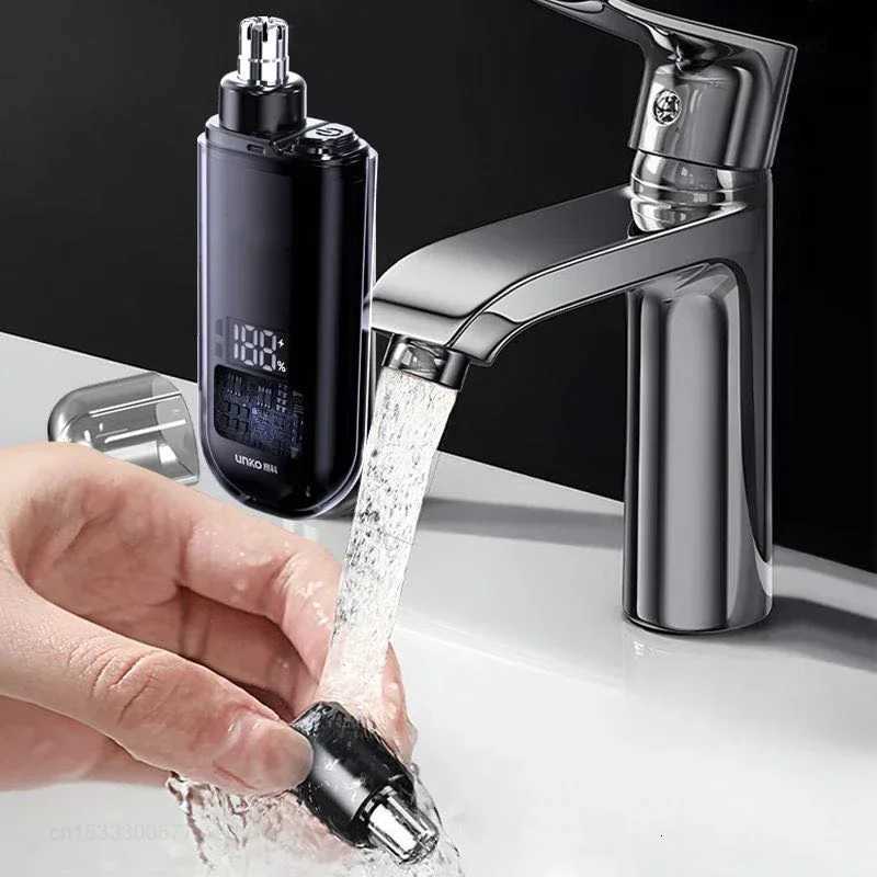 Electric Nose Hair Trimmer TypeC Rechargeable Waterproof Portable Multifunctional for Ear Eyebrow Beard Powerful Trimmer M251030