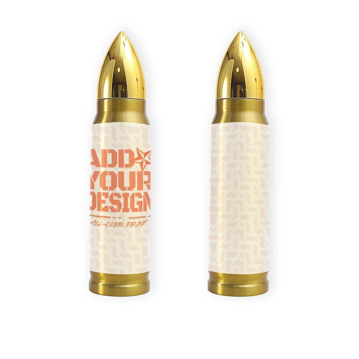 16oz Stainless Steel Tumbler, Custom Printed Travel Mug, Vacuum Insulated Cup for Hot & Cold Drinks, Fashion Modern Design