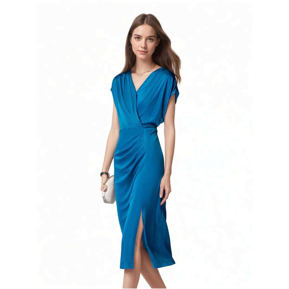 2025 Clothing Solid Color Ruffled Christmas Casual prom