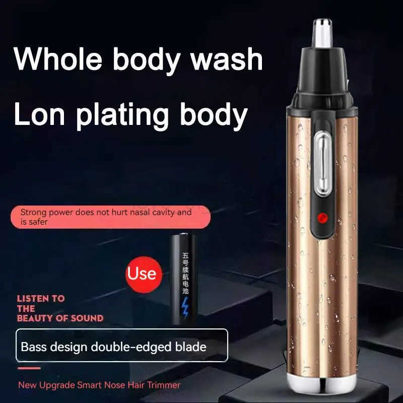 Electric Nose Hair Clipper Rechargeable Multi Kinetic Shaving Two in One Unisex Fully Automatic Washable Shaving Nose Trimmer Z251030
