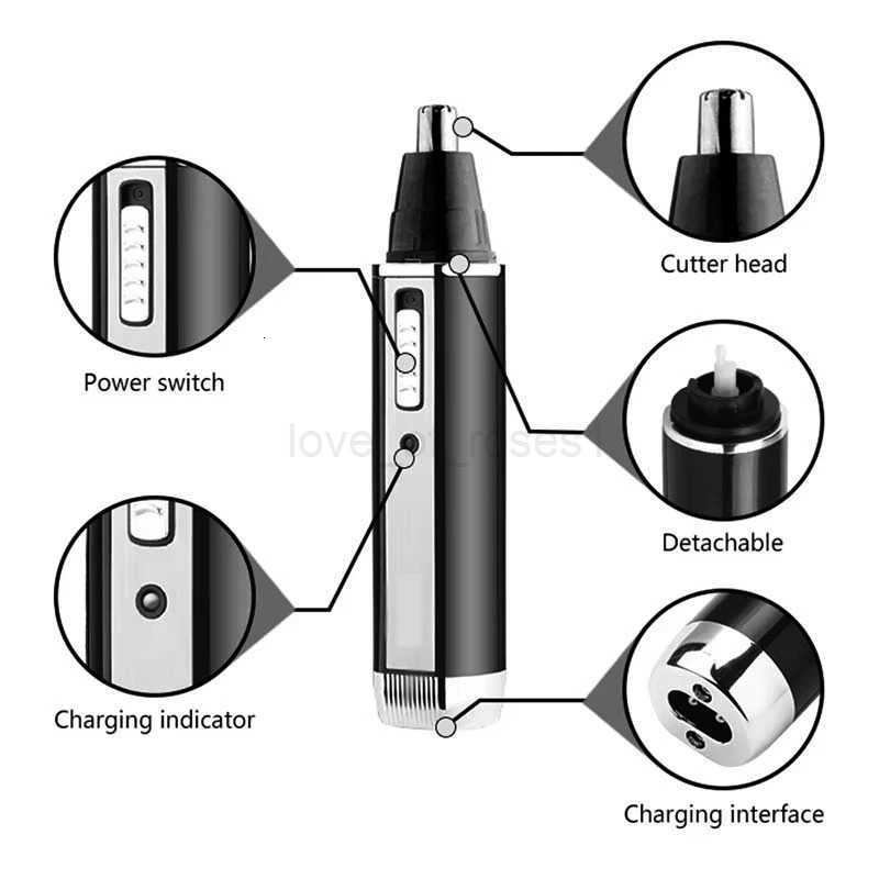 All in One Grooming Kit Rechargeable Electric Multifunctional 4 in 1 Hair Trimmer Ear Beard Eyebrow Face Shaving Machine Z251030