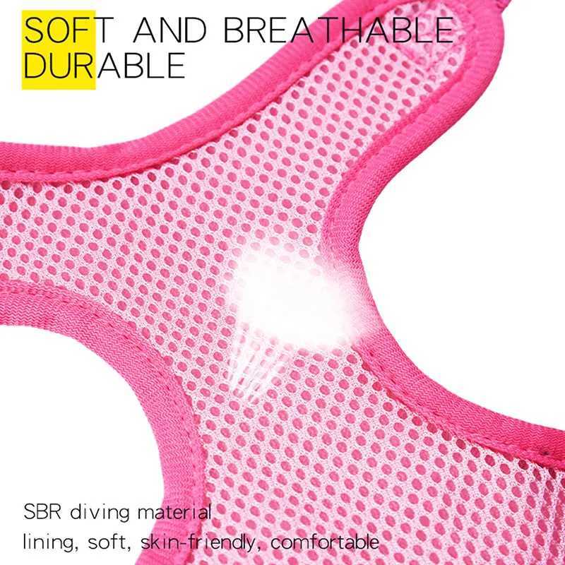 HP360Leopard print pet cat dog harnesssoft mesh fabric inside adjustable harness with 15meter leash J251129