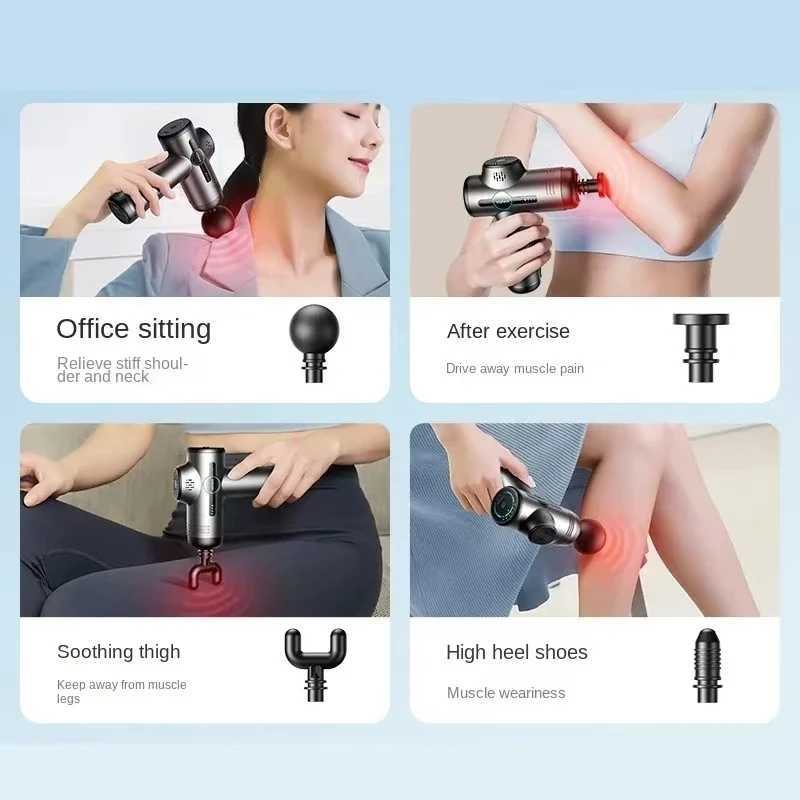 99 Level Massage Gun Deep Body Massager For Muscle Body Neck Massager Electric Fitness Equipment Noise Reduction Male Female J251030