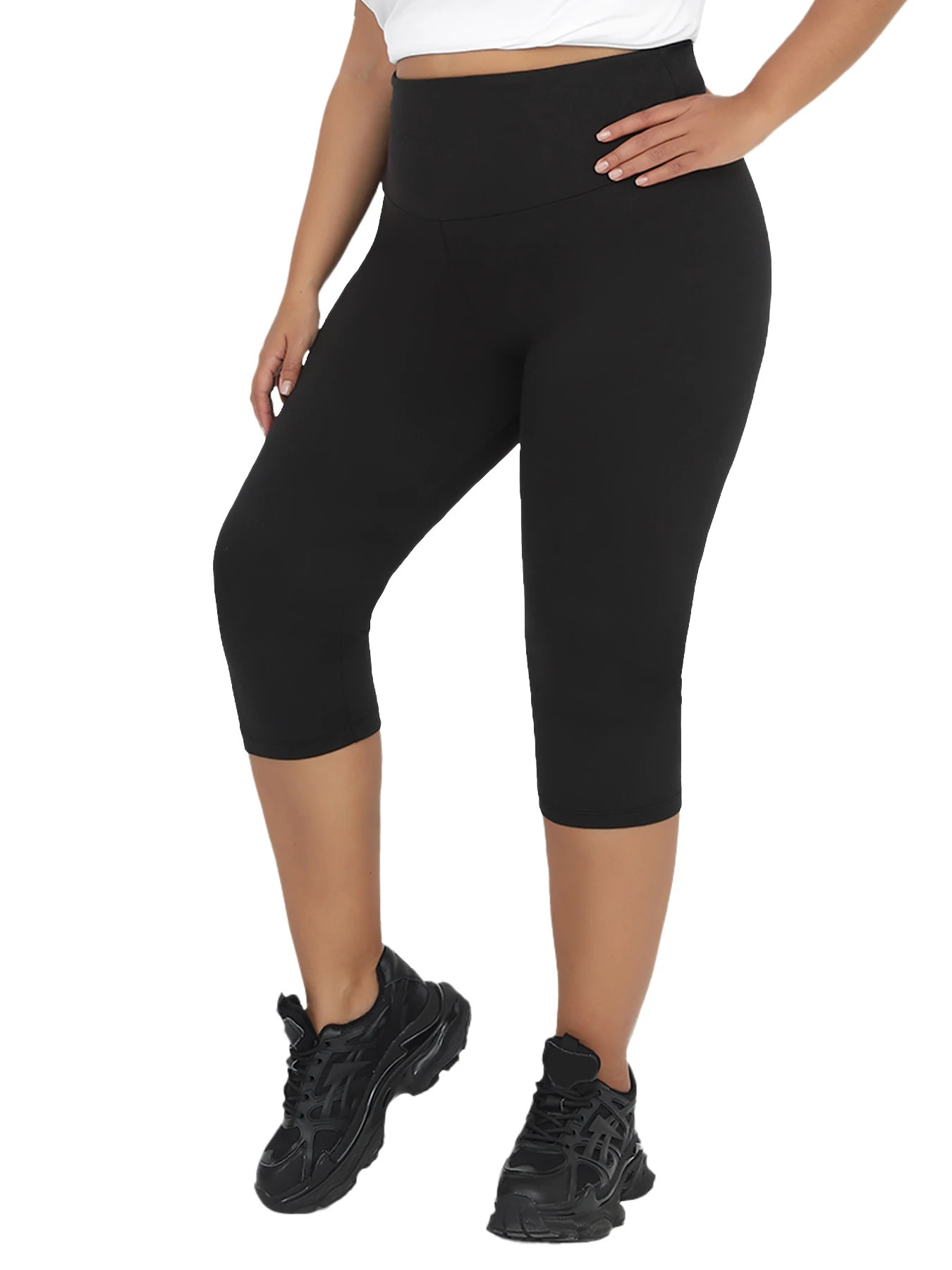 Plus Size Leggings for Women Super soft High Waisted Tummy Control Yoga Pants No See Through Workout Running Leggings 251029