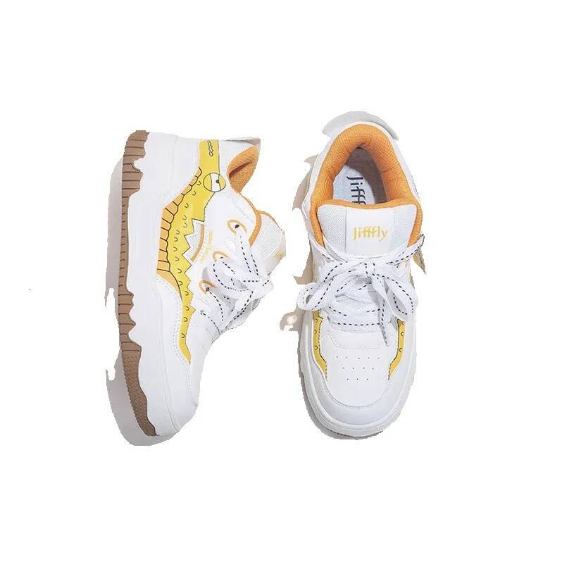 Jifffly 2025 Summer New Crayon Shin - chan Collaboration Bread Shoes Thick - Bottom Versatile Casual Sports Unisex Breathable Lightweight