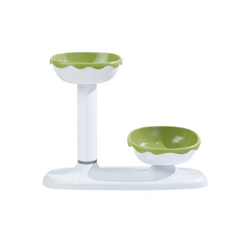 Adjustable Height Pet Bowl Set New Double Bowl for Food Water Detachable Raised Pet Feeder Bowl Suitable for Cats Dogs J251113