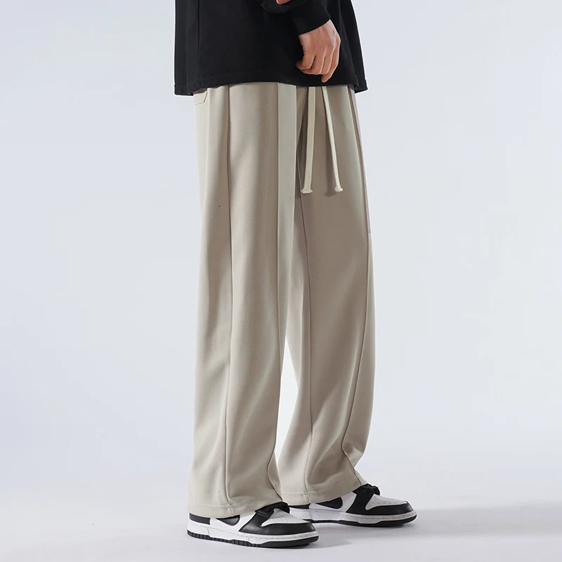 2025 Summer Plus Size Mens Pants 190 Tall Mens Extra Long Version Pants Highquality Straight Leg Sports Casual Pants 251028