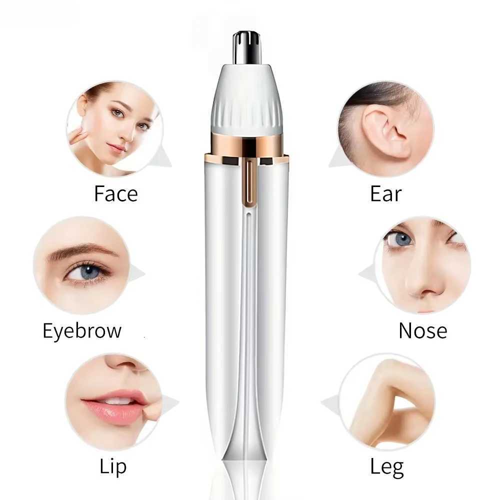 4 In 1 Electric Razor for Women Full Body Shaving Facial Epilator Shaver Eyebrow Trimmer Nose Bikini Line Electric Hair Remover M251030