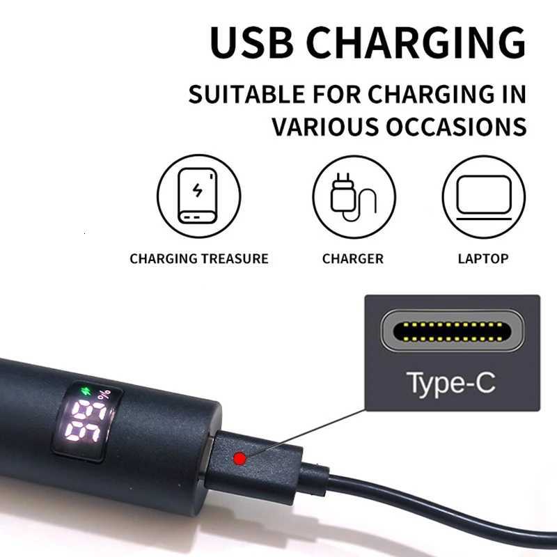 3 in 1 Electric Nose Ear Hair Trimmer Painless Rechargeable Eyebrow Beard Hair Clipper Shaver Nose Hair Trimmer M251030