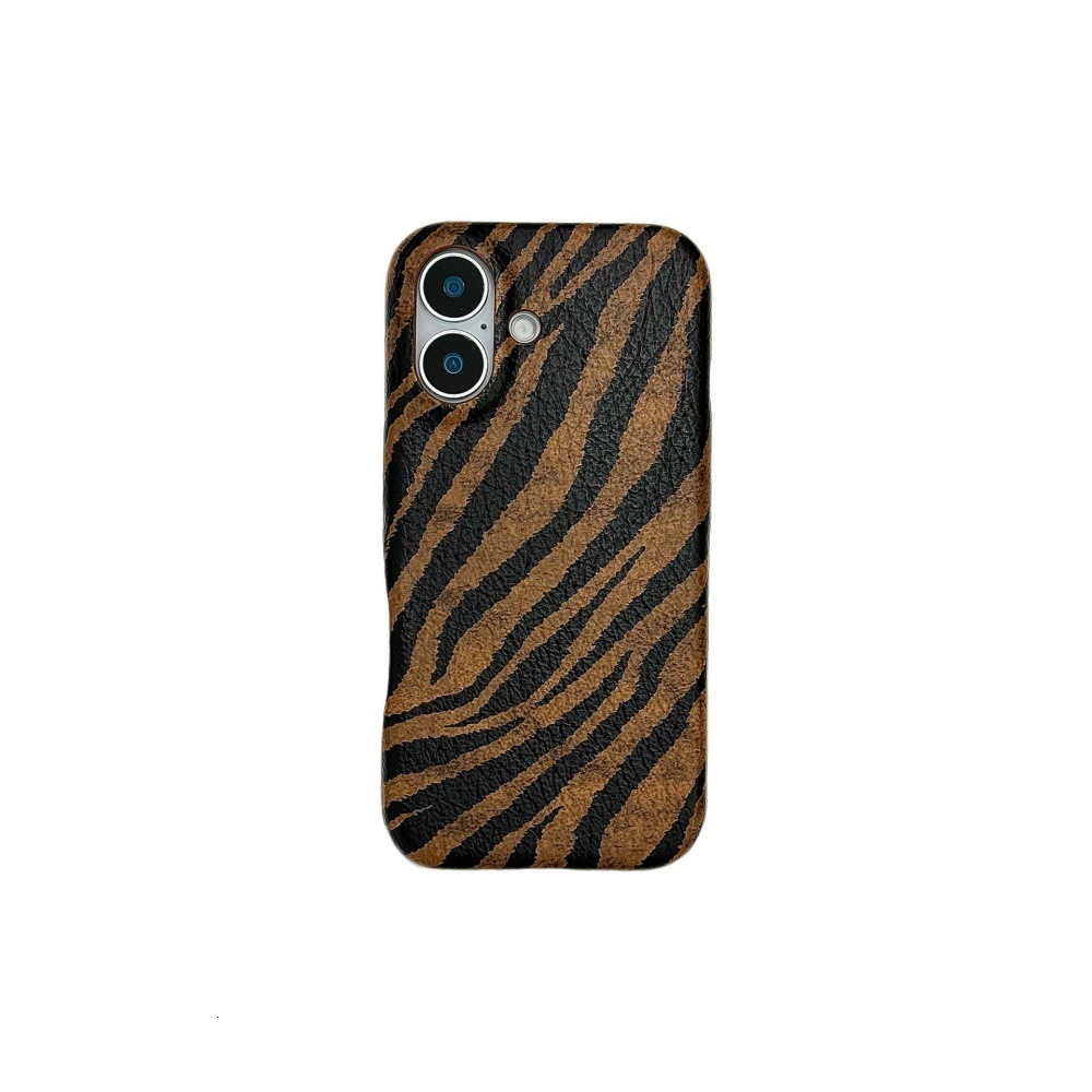 Personalized Leopard Print Phone Case Compatible with iPhone 17/16/15 Pro Max Simple Anti-drop 14/13 Protection