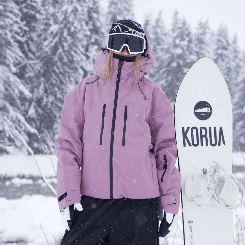 Winter Jacket for Women Men 3L Snowboard Clothing Waterproof Windproof Warm Breathable Outdoor Snow Wear Ski Coat Hooded