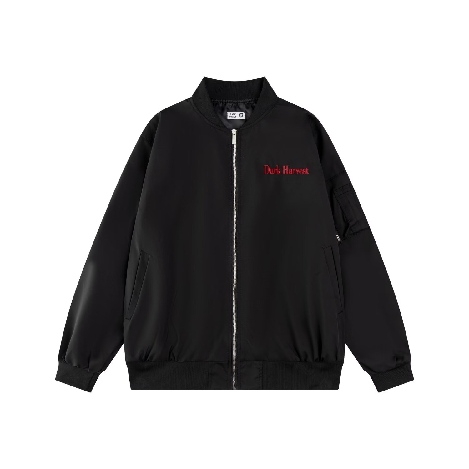 2025 Stand Collar Men's Jacket Autumn American High Street Designer Coat Fashion Brand Korean Style Trendy Loose Coat