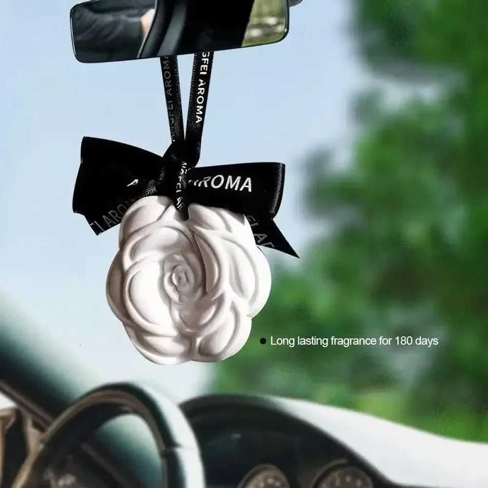 Camellia Flower Solid Air Purifying Balm Aromatherapy Plaster Wax Tablet Wardrobe Deodorizer Aromatic Air Freshener Longlasting W251030