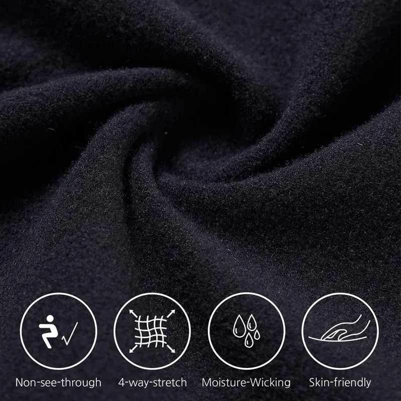 VITALINOVO Fleece Lined Leggings Women High Waisted Warm Winter Yoga Pants for Women Thermal Running Workout Black Leggings J251030