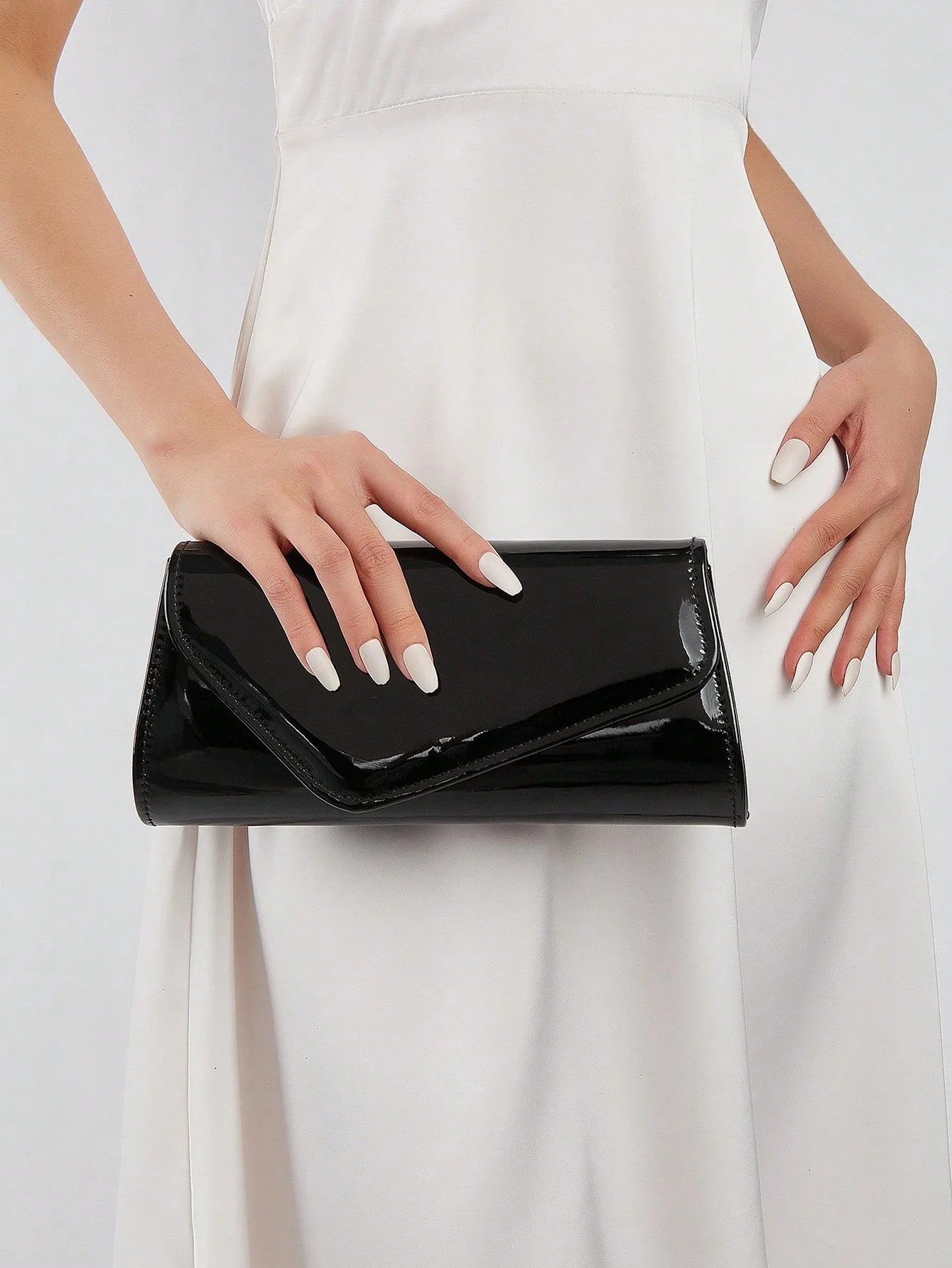 Elegant solid color clutches romantic textured handbags and shoulder crossbody bags are suitable for office workers to commute 251030