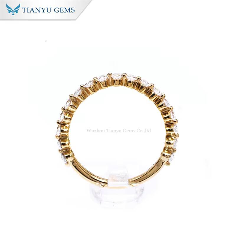 Tianyu Gems 627g 18k Yellow Gold Marquise Cut Lab Diamond Cvd with IGI and Oval Wedding Band Ring Set