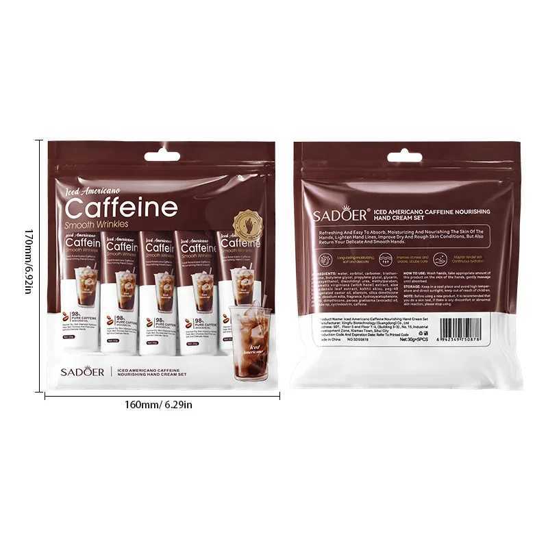 Ice American Coffee Hand Cream Set Deeply moisturizes and protects hands during the autumn and winter seasons J251115