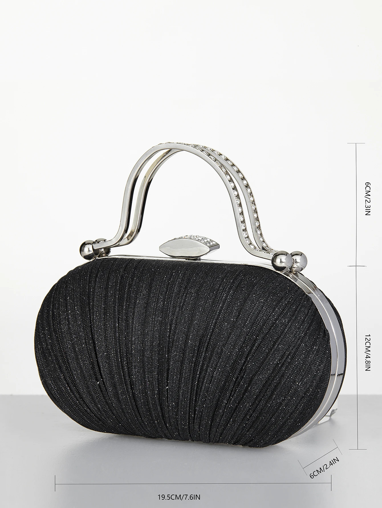 Fashion Diamond Top Handle Women Evening Handbag Clutch Bags Glitter Sequins Rhinestone Female Daily Purse for Wedding Prom 251023