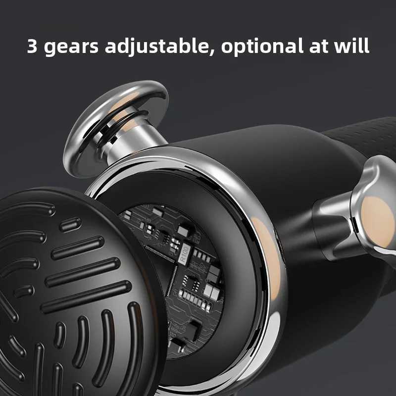 High Frequency Fascia Gun Handheld Cordless Rechargeable 3 Speeds Deep Muscle Massager with 4 Massage Heads for Full Body J251030