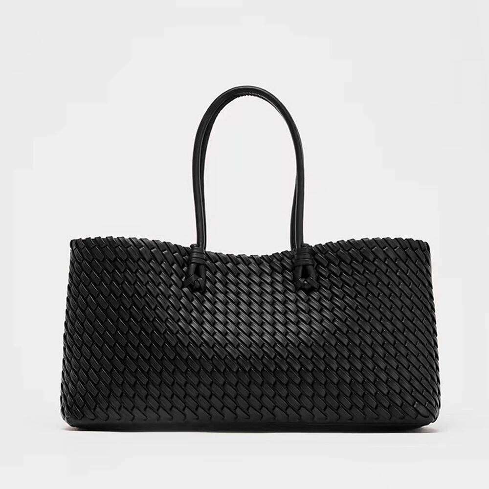 Large Capacity Woven Tote Top Handle Handbag Commuting Designer Bags For Women Shoulder Bag NEW Soft Shopper Purses